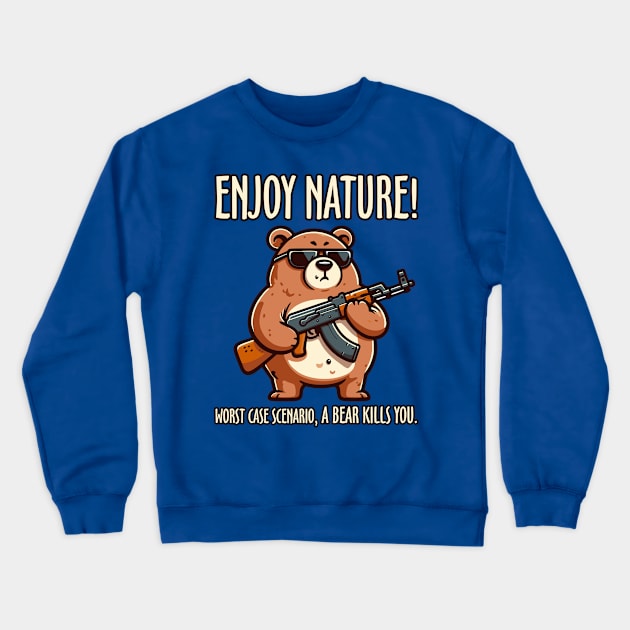 Enjoy Nature Crewneck Sweatshirt by DavesTees